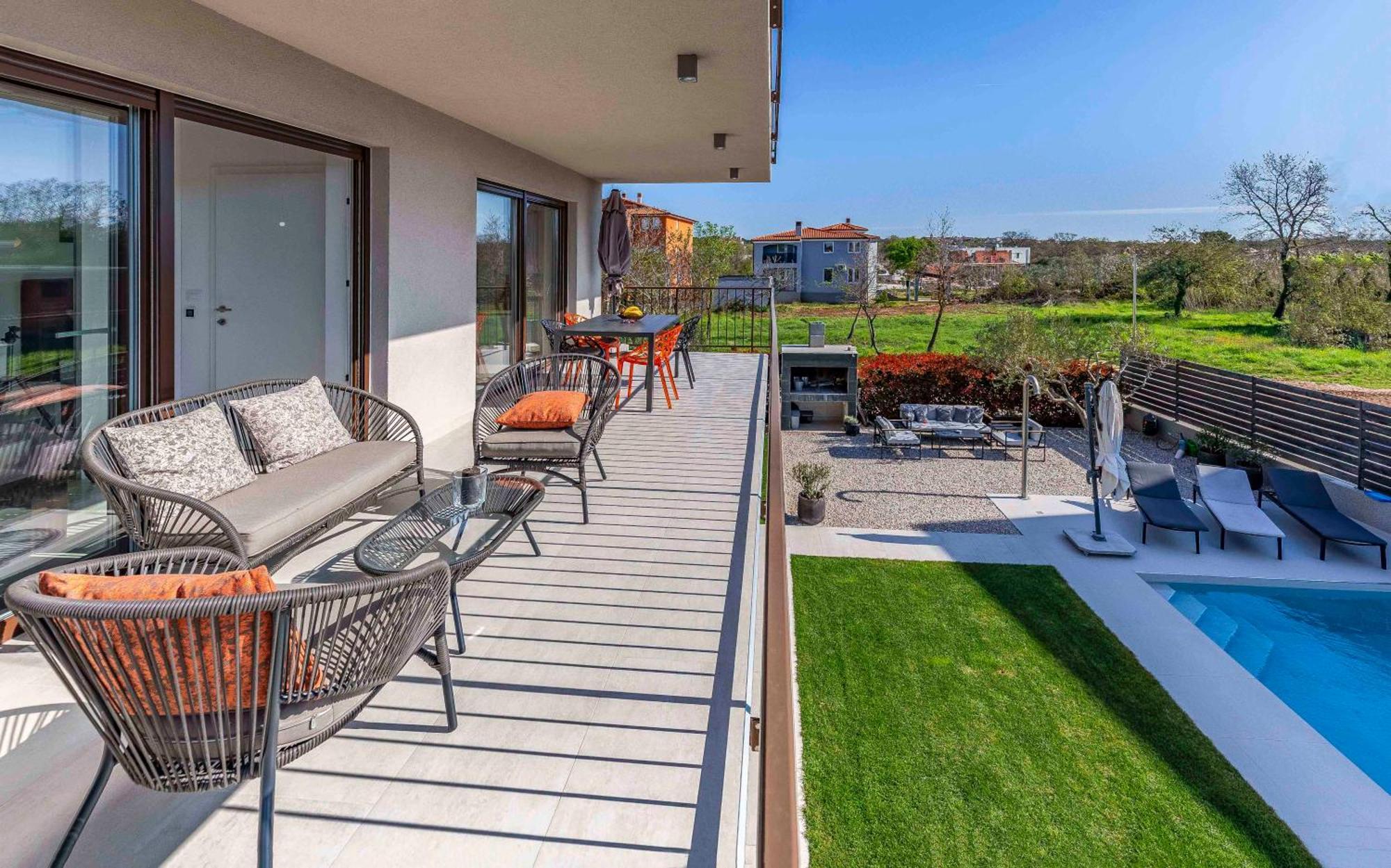 Ap Caci Mit Pool - Istriensonne 0712-0737 Apartment Medulin Exterior photo